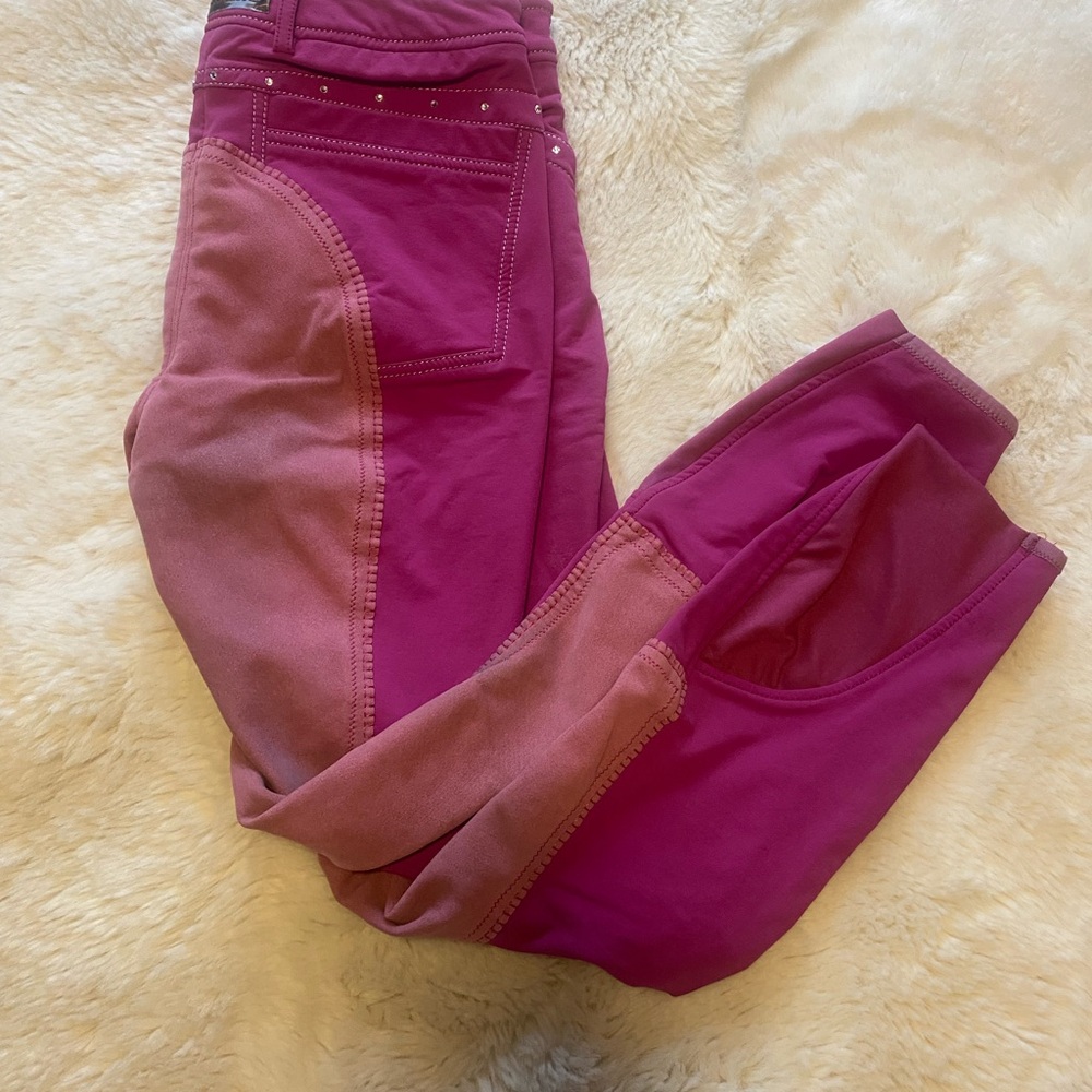 Women's Two-Tone Jeans - Pink